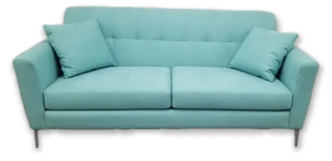 Sofa-3 — Sofa in fabric, with a hardwood frame
