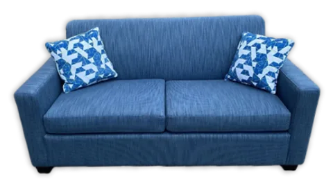 Sofa-4 — Sofa in fabric, with a hardwood frame (view 1 of 2)