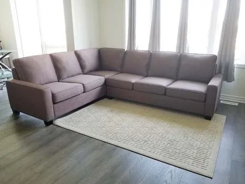 Sectional-7 — Sectional in fabric, with a hardwood frame