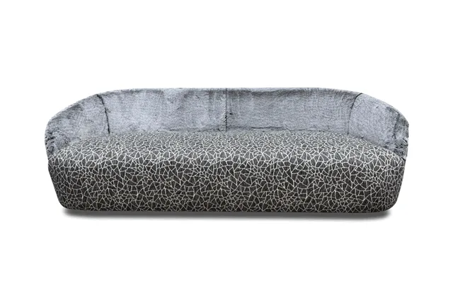 Sofa-20 — Sofa in leather, with a hardwood frame (view 1 of 2)