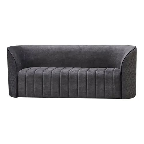 Sofa-23 — Sofa in leather, with a hardwood frame (view 2 of 2)