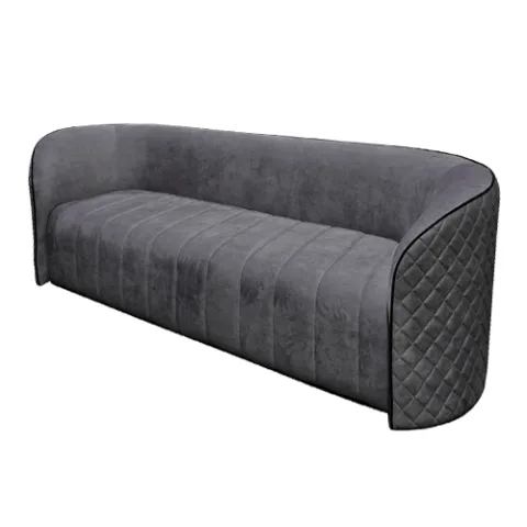 Sofa-23 — Sofa in leather, with a hardwood frame (view 1 of 2)
